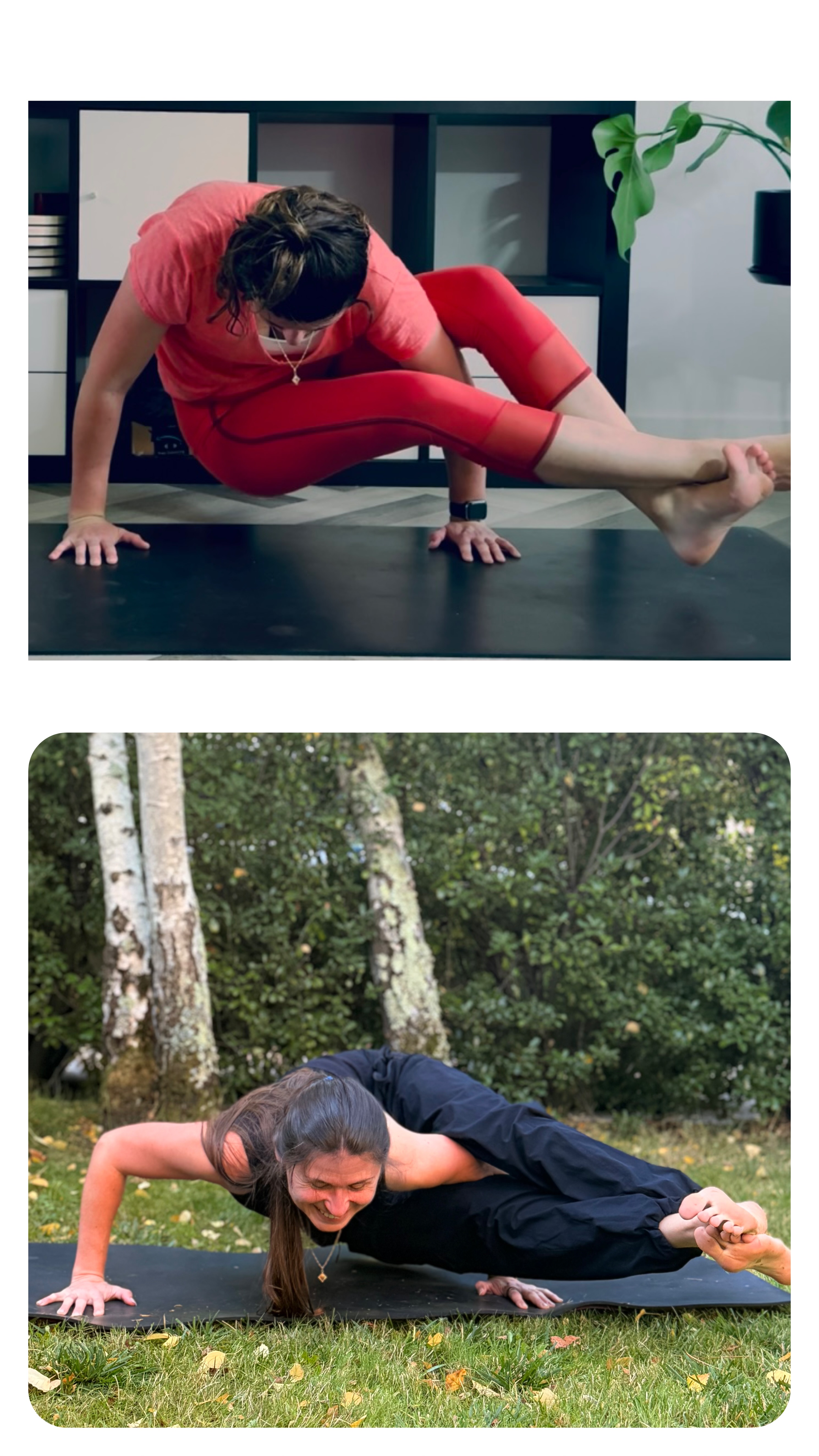 yoga before and after